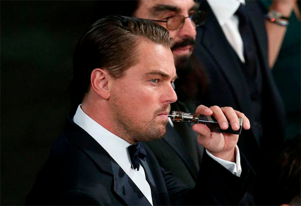 vip internazionali che svapano leonardo dicaprio